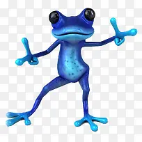 蓝色牛蛙