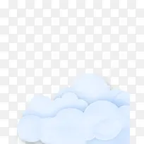 云朵一团白云