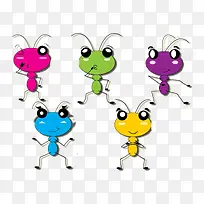 彩色小蚂蚁