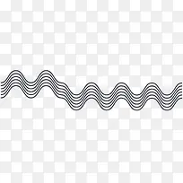 波浪线条分割线矢量素材
