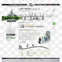 韩国网站建立效果图