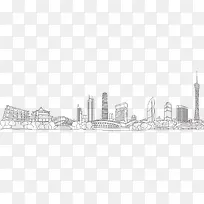 羊城八景素描