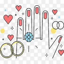 求婚仪式示意图.