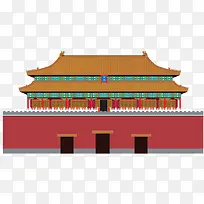 中国古建筑扁平