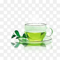 茶叶 茶 玻璃茶杯 透明茶杯 绿茶