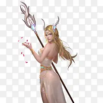 魔幻玄幻金发法师游戏人物