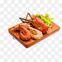 美味海鲜虾免抠PNG图片