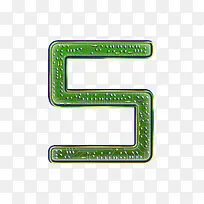 电路板字母数字 5