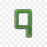 电路板字母数字9