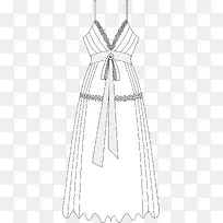 吊带裙子服饰素材图