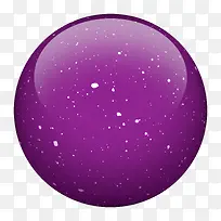 紫色带白色点的圆球