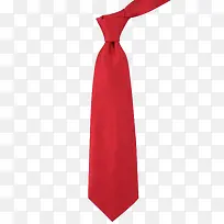 女士大红色正装领带