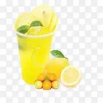 美味的金桔柠檬素材图片