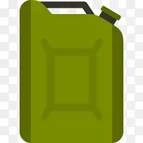 绿色卡通油桶