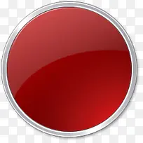 红色镜面图标设计