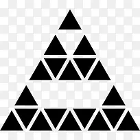 多棱锥三角形图标