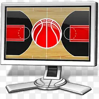 一个篮球显示器