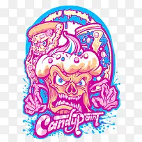 龇牙咧嘴的暗黑食物