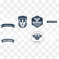 扁平logo合集矢量