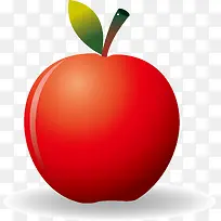 红色苹果叶子元素