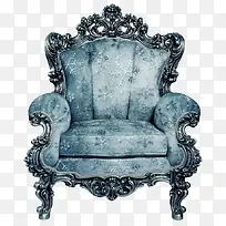 浅蓝色欧式家具沙发