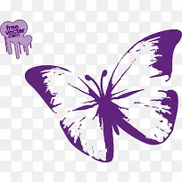 紫色的蝴蝶
