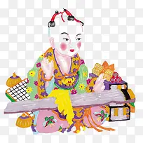 传统的剪纸图案