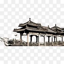 中国风亭子龙建筑