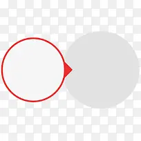 红色圆圈效果图