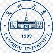 兰州大学透明校徽