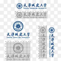 天津城建大学标志素材图片