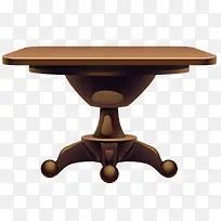 复古木制方桌