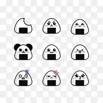 卡通可爱小饭团