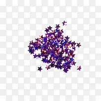 紫色星星亮片