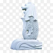 欧洲鱼尾狮雕塑扣底