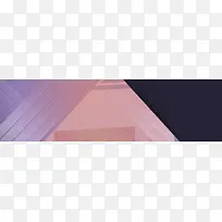 时尚几何形banner背景
