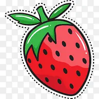 红色草莓设计图标
