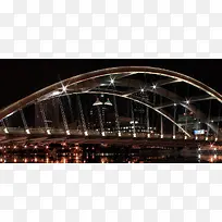 夜晚城市大桥