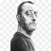 素描男士