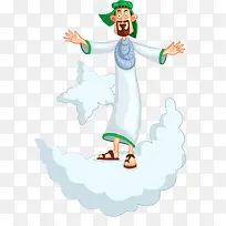 在月亮上的人