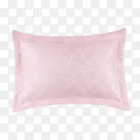 粉色双层布枕头