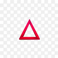 红色三角边框