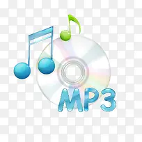 mp3光碟音符图片