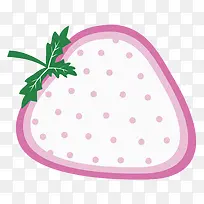 粉色卡通大草莓PNG