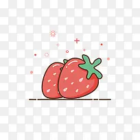 草莓卡通画