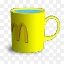 麦当劳彩色马克杯图标