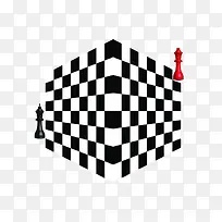 黑白象棋格