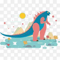 矢量恐龙插画