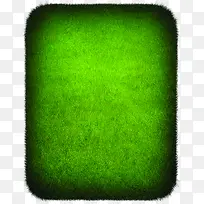 绿色草地方形装饰