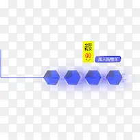 蓝色分类边框